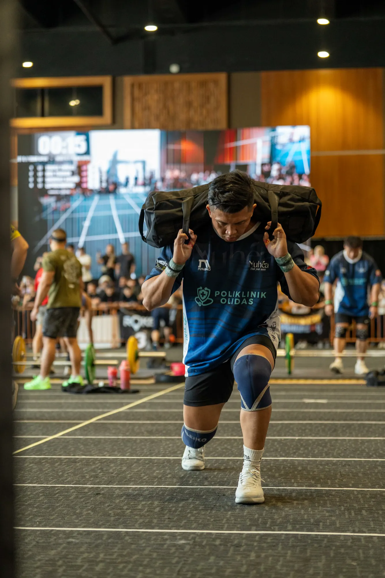 Competitor focused during the Day 3 heat