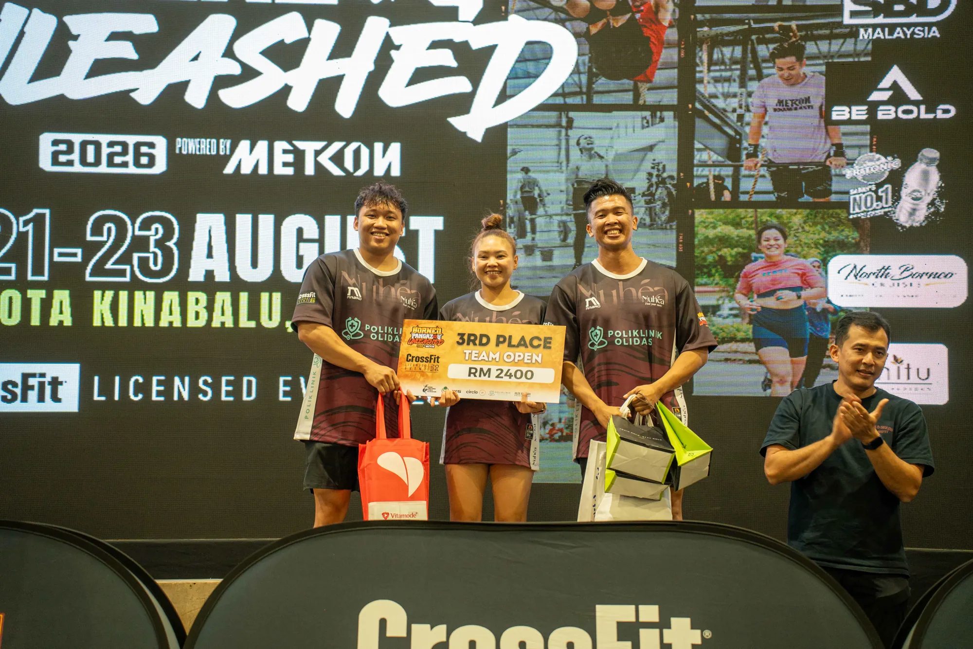 Borneo Pangazou Unleashed winners on the podium